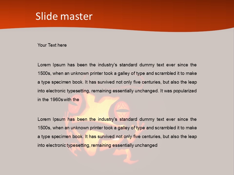 A Pumpkin With A Frog Carved Into It PowerPoint Template