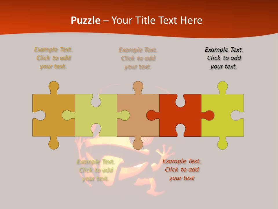 A Pumpkin With A Frog Carved Into It PowerPoint Template