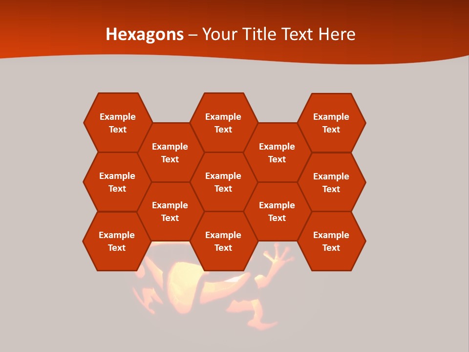 A Pumpkin With A Frog Carved Into It PowerPoint Template