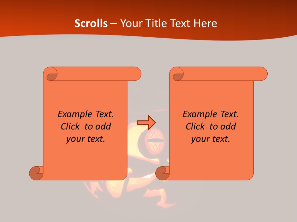 A Pumpkin With A Frog Carved Into It PowerPoint Template