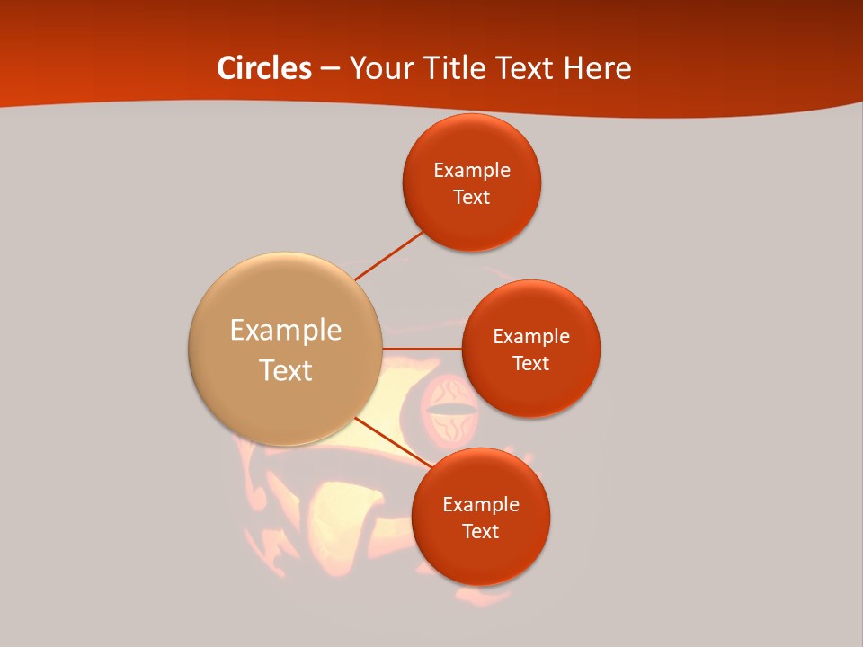 A Pumpkin With A Frog Carved Into It PowerPoint Template