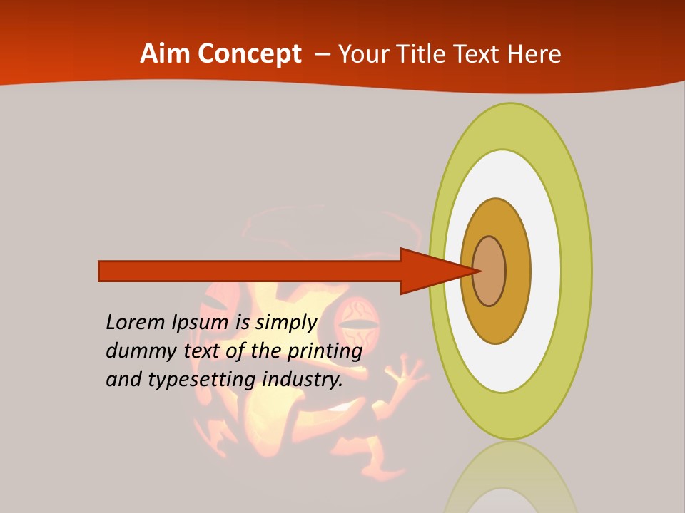 A Pumpkin With A Frog Carved Into It PowerPoint Template