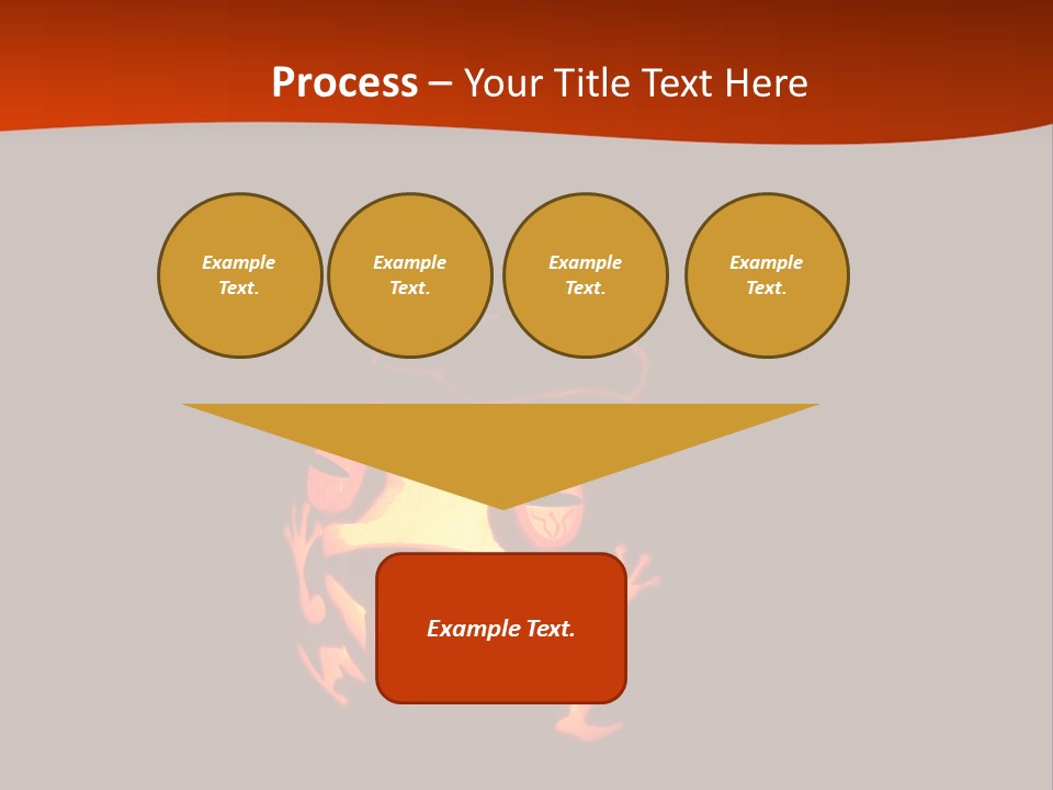 A Pumpkin With A Frog Carved Into It PowerPoint Template