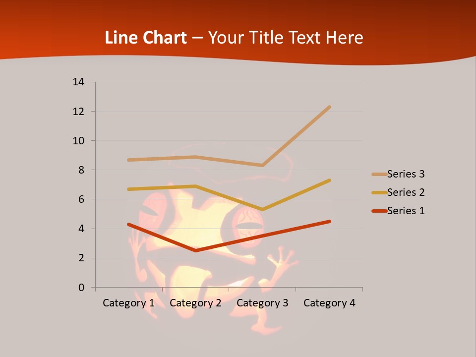 A Pumpkin With A Frog Carved Into It PowerPoint Template