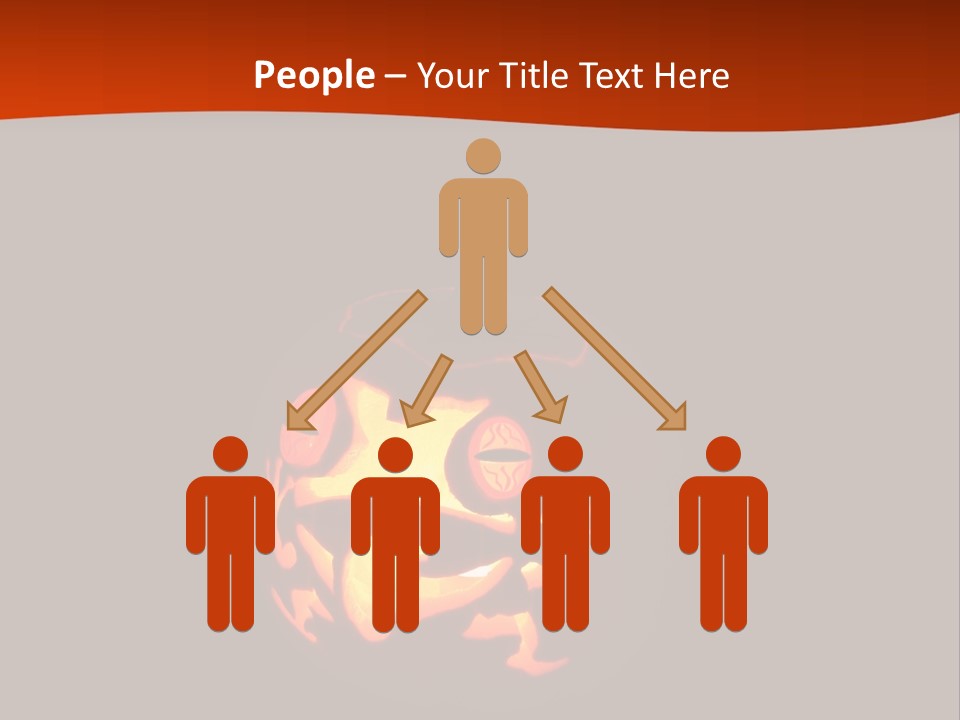 A Pumpkin With A Frog Carved Into It PowerPoint Template