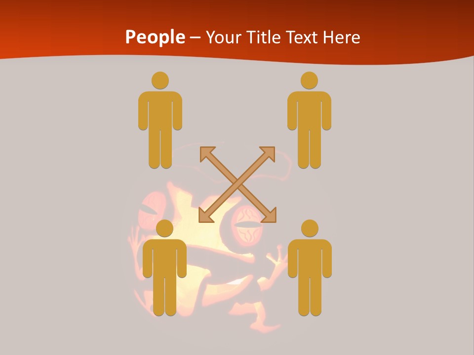 A Pumpkin With A Frog Carved Into It PowerPoint Template