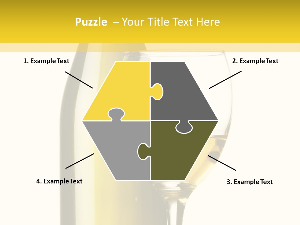 A Bottle Of Wine Next To A Glass Of Wine PowerPoint Template