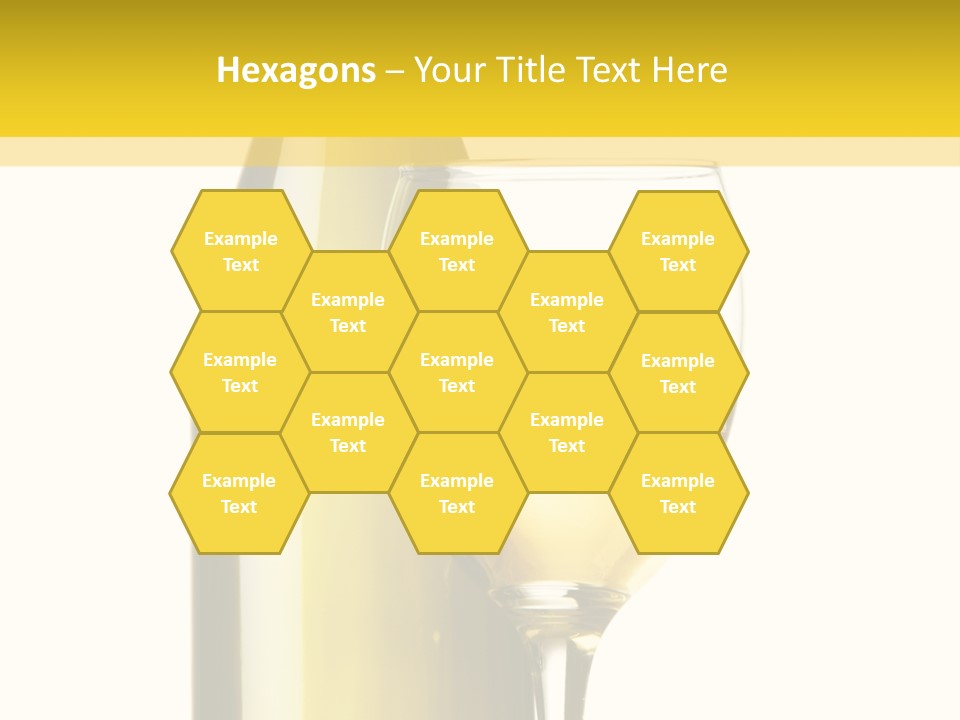 A Bottle Of Wine Next To A Glass Of Wine PowerPoint Template