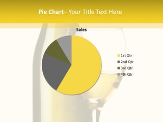 A Bottle Of Wine Next To A Glass Of Wine PowerPoint Template