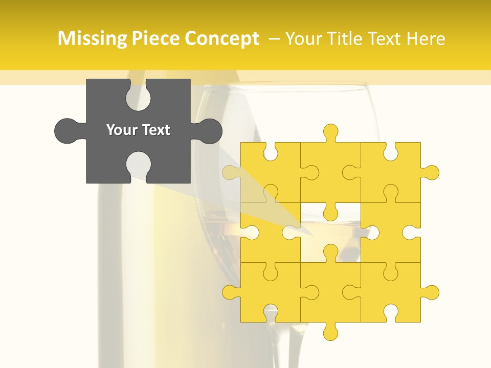 A Bottle Of Wine Next To A Glass Of Wine PowerPoint Template