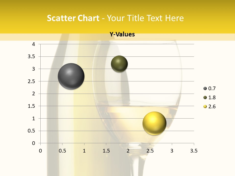A Bottle Of Wine Next To A Glass Of Wine PowerPoint Template