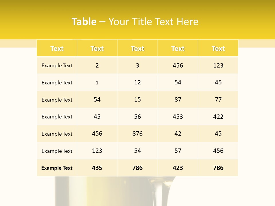 A Bottle Of Wine Next To A Glass Of Wine PowerPoint Template