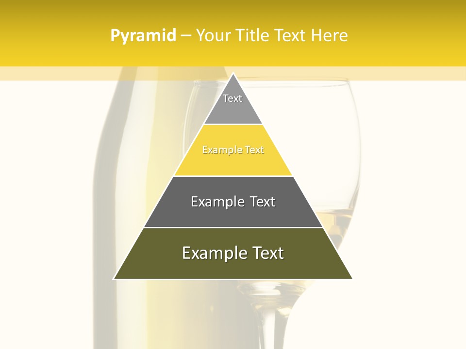 A Bottle Of Wine Next To A Glass Of Wine PowerPoint Template