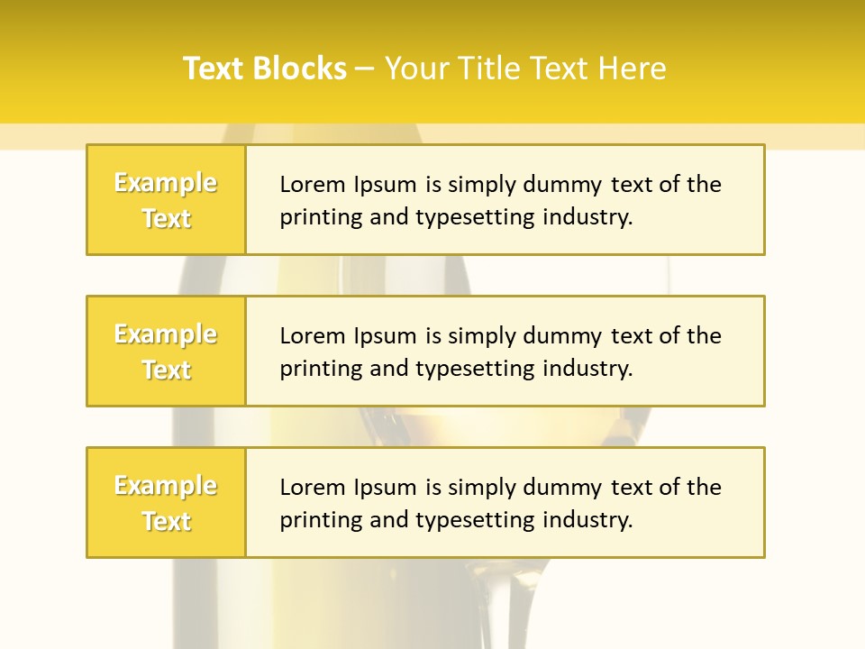 A Bottle Of Wine Next To A Glass Of Wine PowerPoint Template