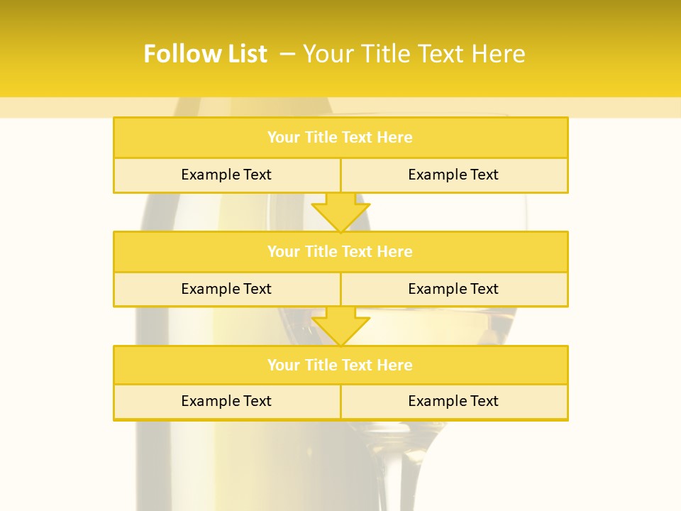 A Bottle Of Wine Next To A Glass Of Wine PowerPoint Template