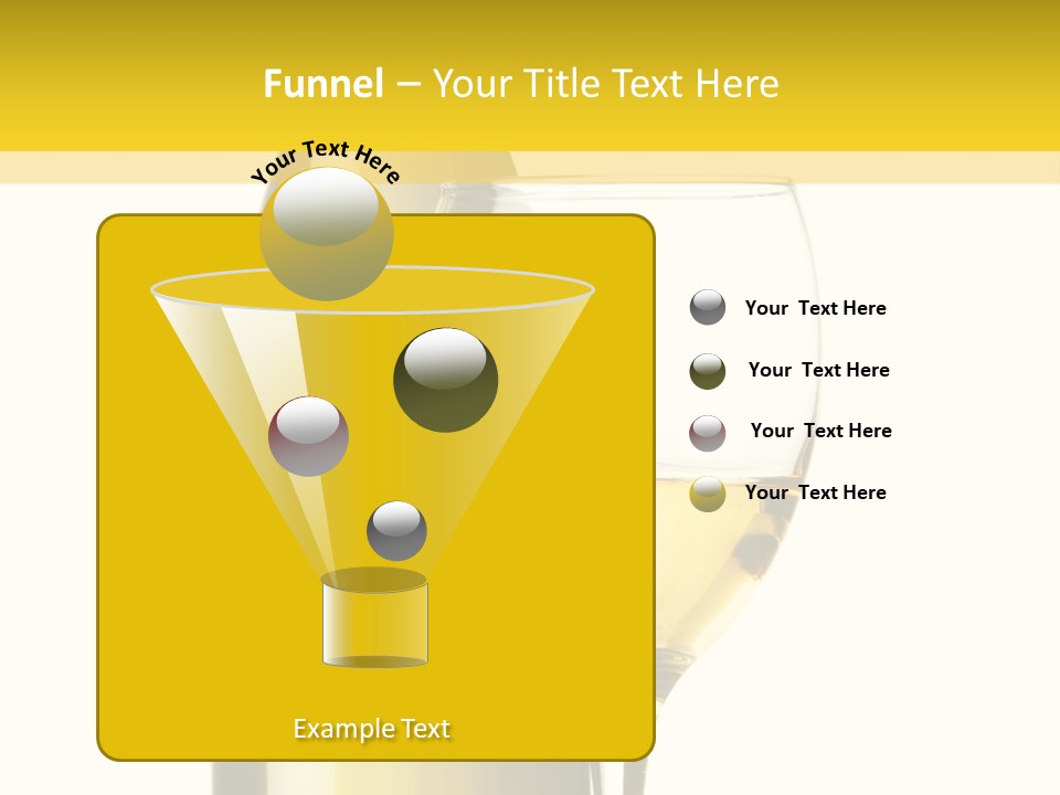 A Bottle Of Wine Next To A Glass Of Wine PowerPoint Template