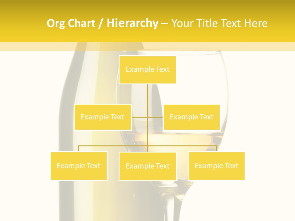 A Bottle Of Wine Next To A Glass Of Wine PowerPoint Template