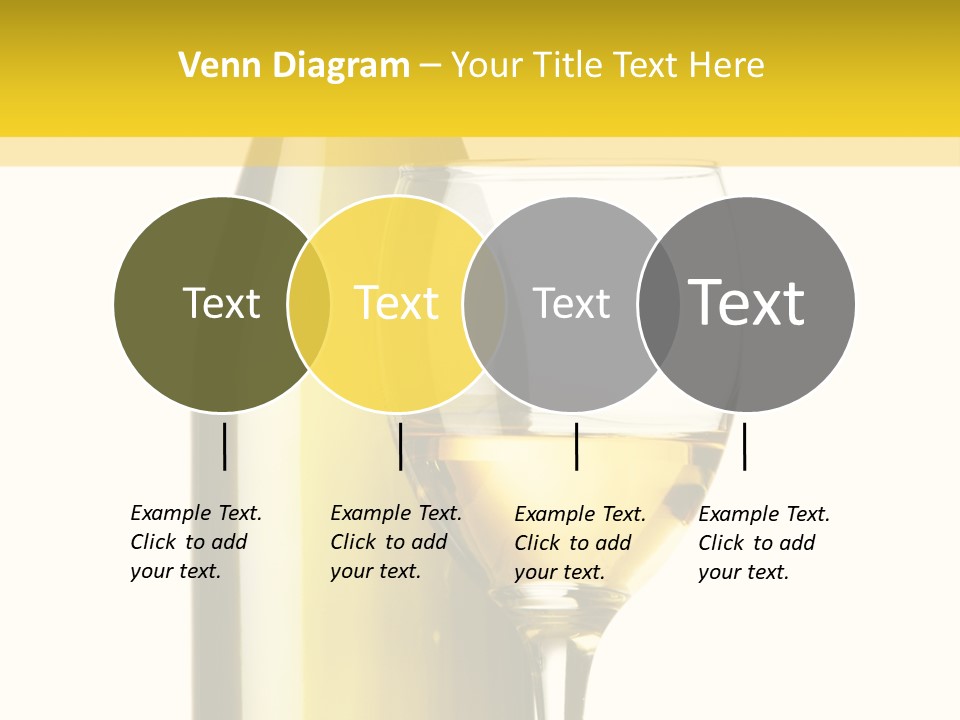 A Bottle Of Wine Next To A Glass Of Wine PowerPoint Template