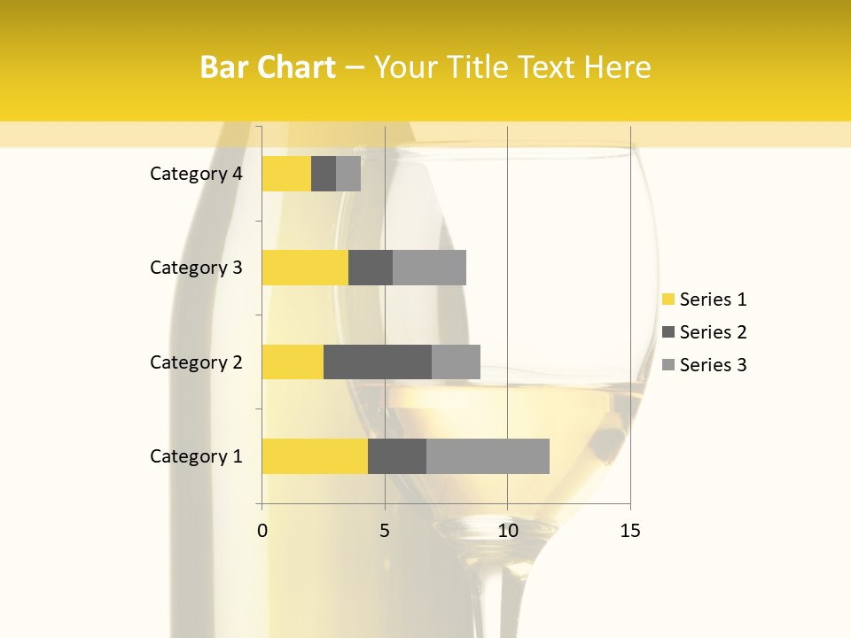 A Bottle Of Wine Next To A Glass Of Wine PowerPoint Template