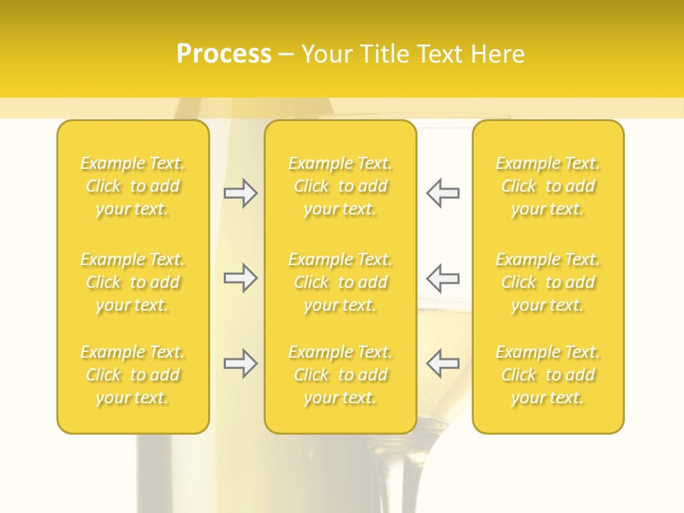 A Bottle Of Wine Next To A Glass Of Wine PowerPoint Template
