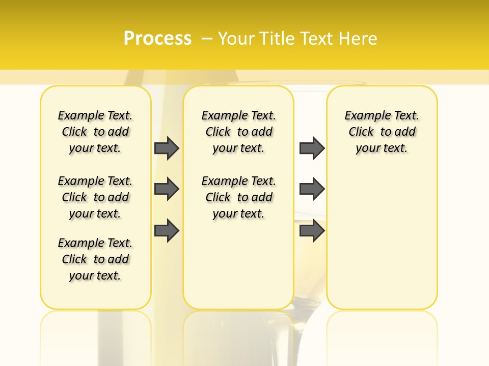 A Bottle Of Wine Next To A Glass Of Wine PowerPoint Template