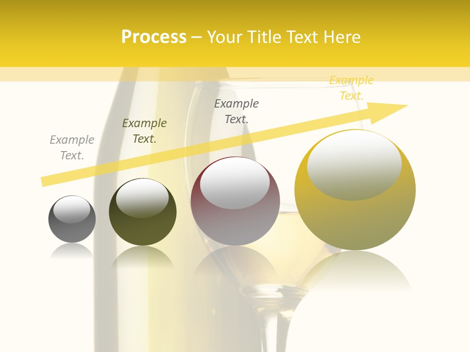 A Bottle Of Wine Next To A Glass Of Wine PowerPoint Template