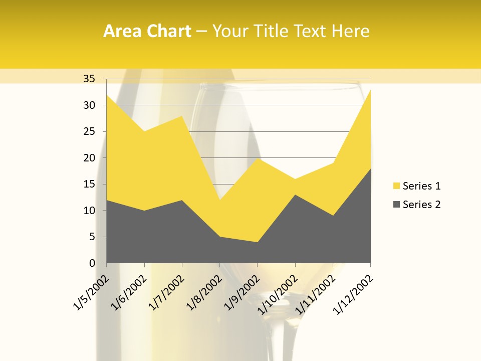 A Bottle Of Wine Next To A Glass Of Wine PowerPoint Template