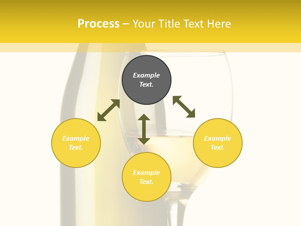 A Bottle Of Wine Next To A Glass Of Wine PowerPoint Template