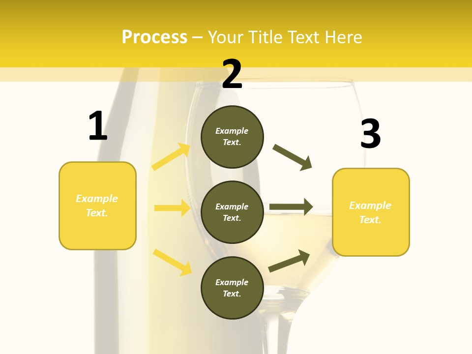 A Bottle Of Wine Next To A Glass Of Wine PowerPoint Template