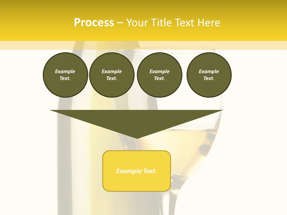 A Bottle Of Wine Next To A Glass Of Wine PowerPoint Template