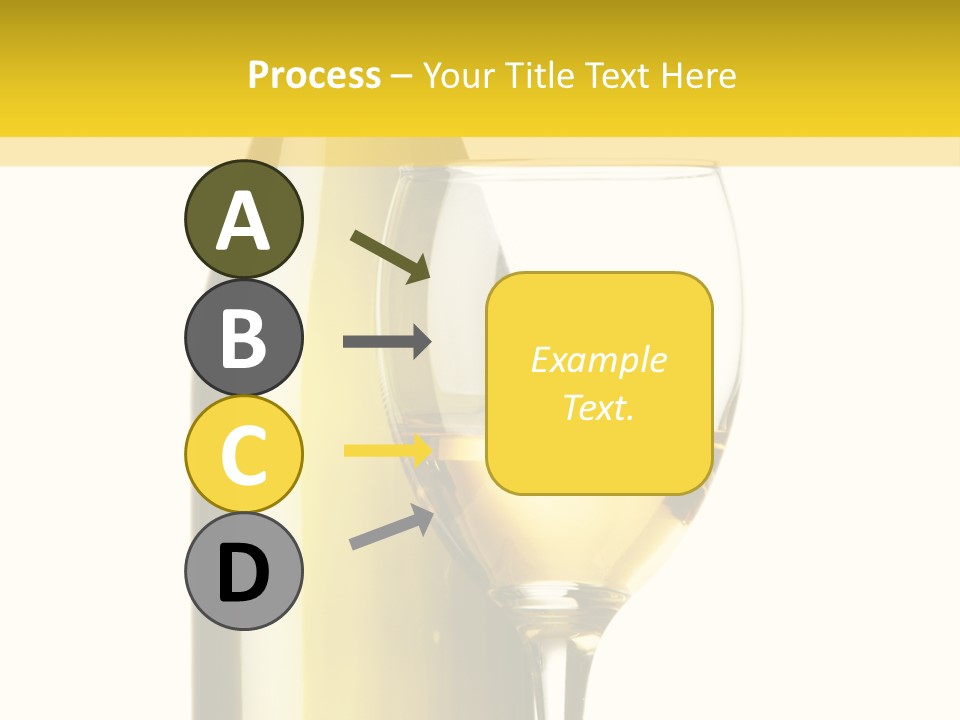 A Bottle Of Wine Next To A Glass Of Wine PowerPoint Template