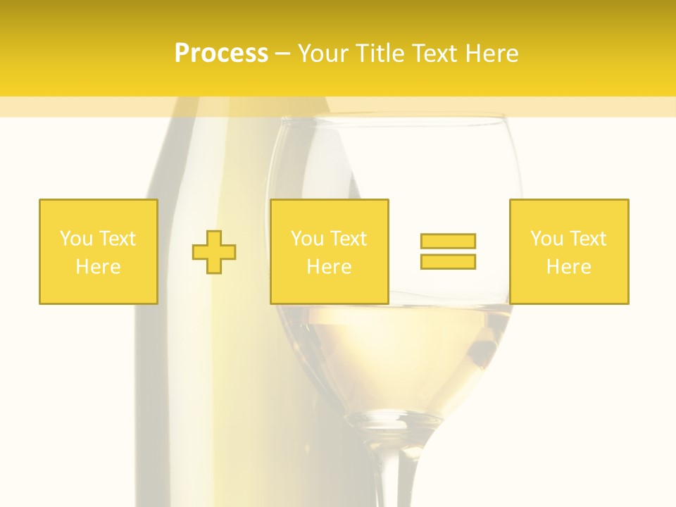A Bottle Of Wine Next To A Glass Of Wine PowerPoint Template