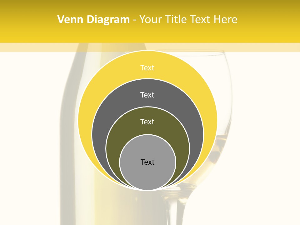 A Bottle Of Wine Next To A Glass Of Wine PowerPoint Template
