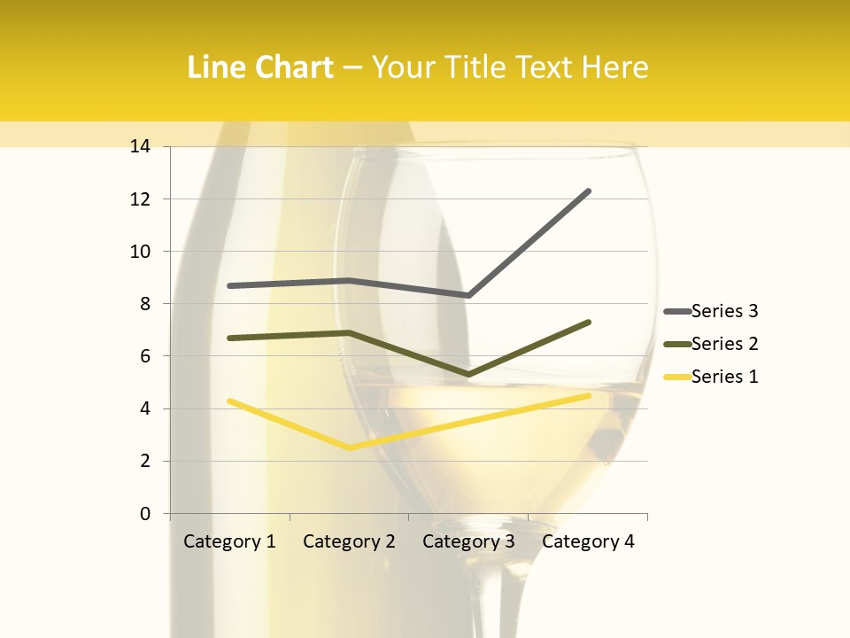 A Bottle Of Wine Next To A Glass Of Wine PowerPoint Template