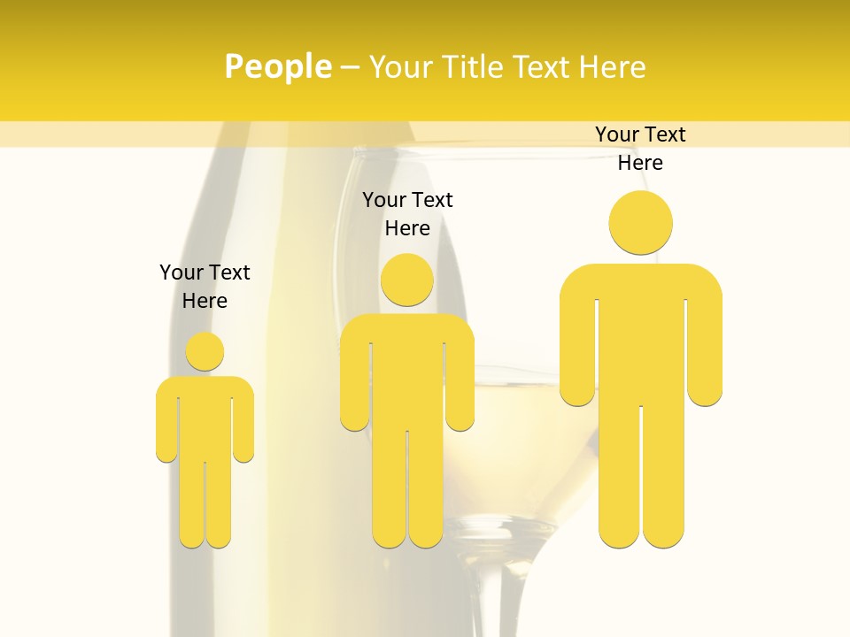 A Bottle Of Wine Next To A Glass Of Wine PowerPoint Template