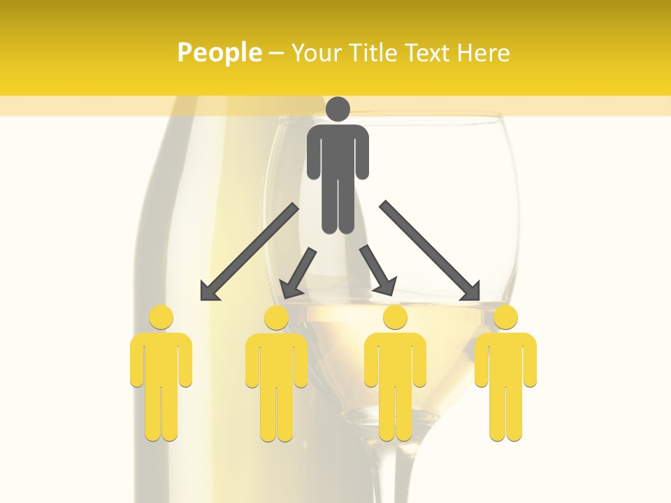 A Bottle Of Wine Next To A Glass Of Wine PowerPoint Template