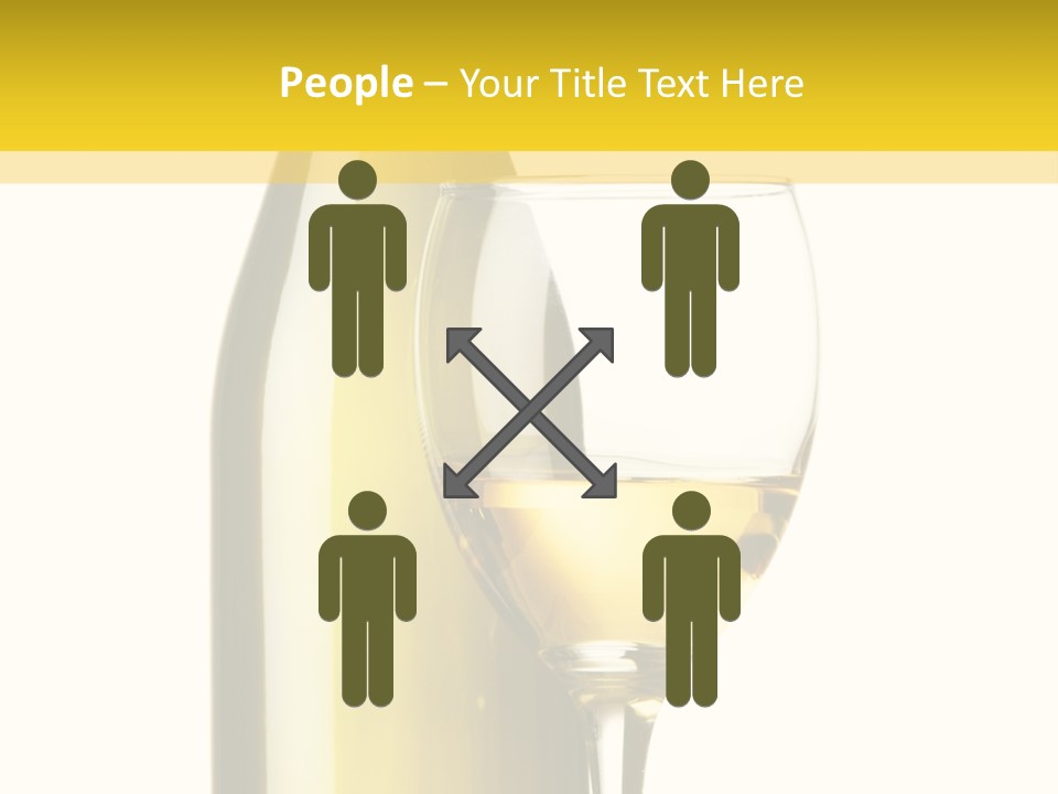 A Bottle Of Wine Next To A Glass Of Wine PowerPoint Template