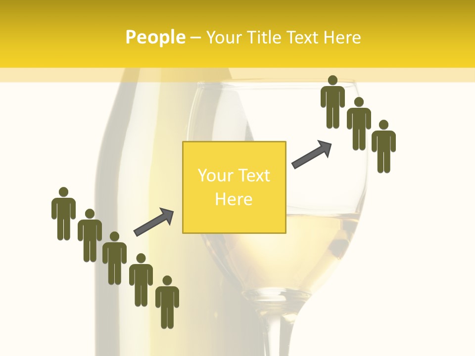 A Bottle Of Wine Next To A Glass Of Wine PowerPoint Template