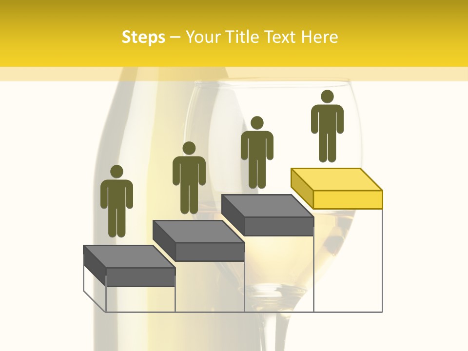 A Bottle Of Wine Next To A Glass Of Wine PowerPoint Template