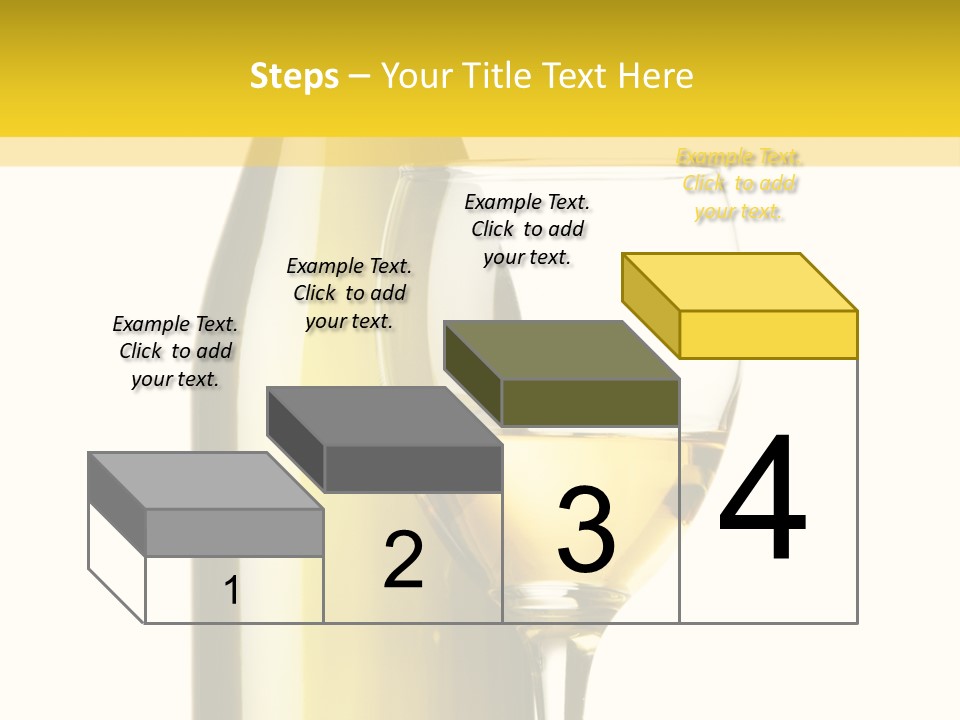 A Bottle Of Wine Next To A Glass Of Wine PowerPoint Template