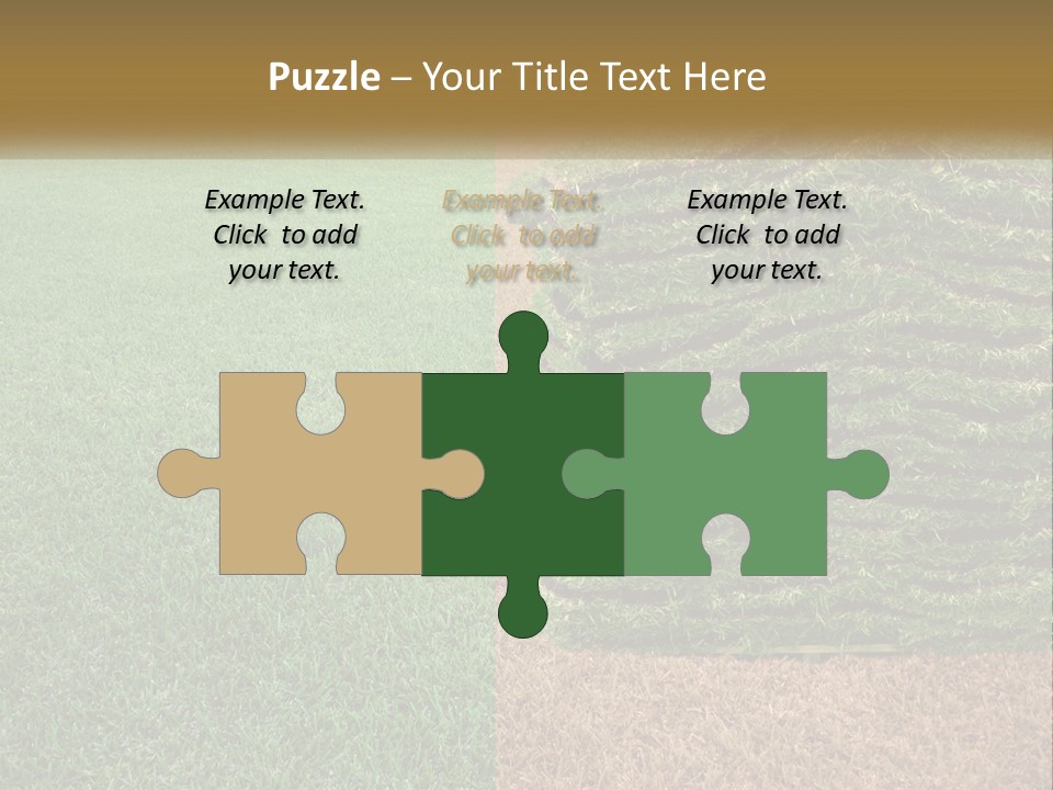 A Large Pile Of Green Grass In A Field PowerPoint Template