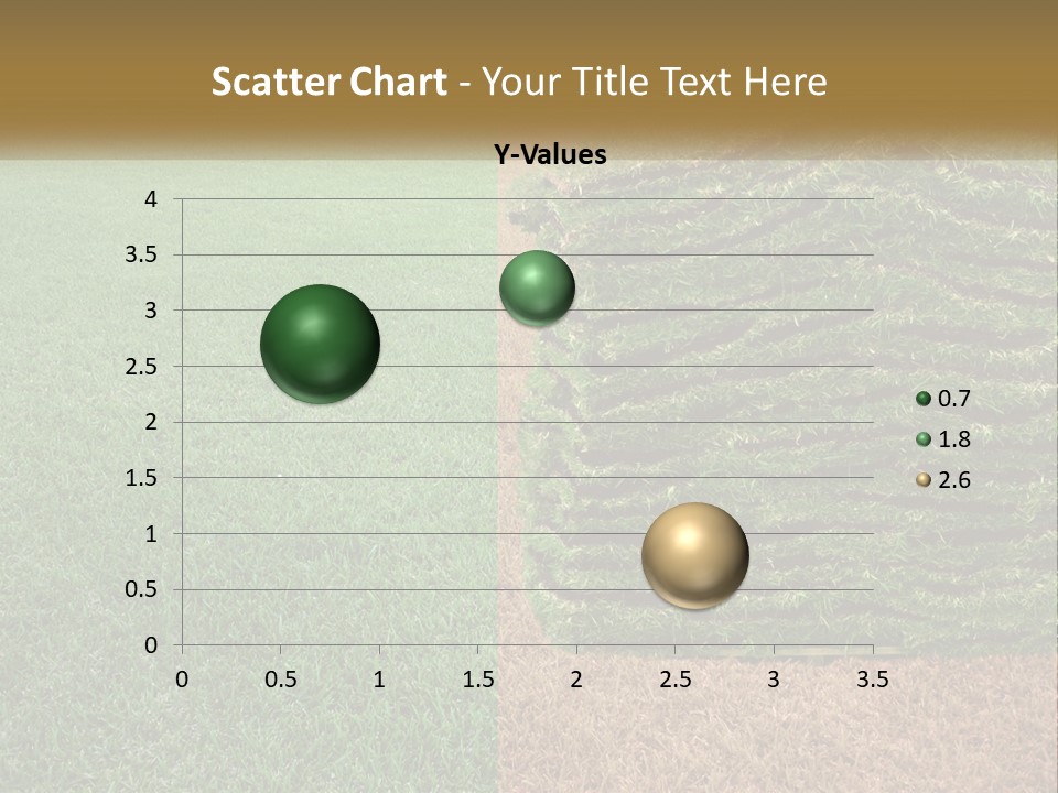A Large Pile Of Green Grass In A Field PowerPoint Template