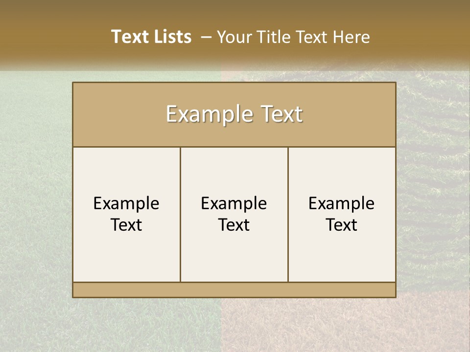 A Large Pile Of Green Grass In A Field PowerPoint Template
