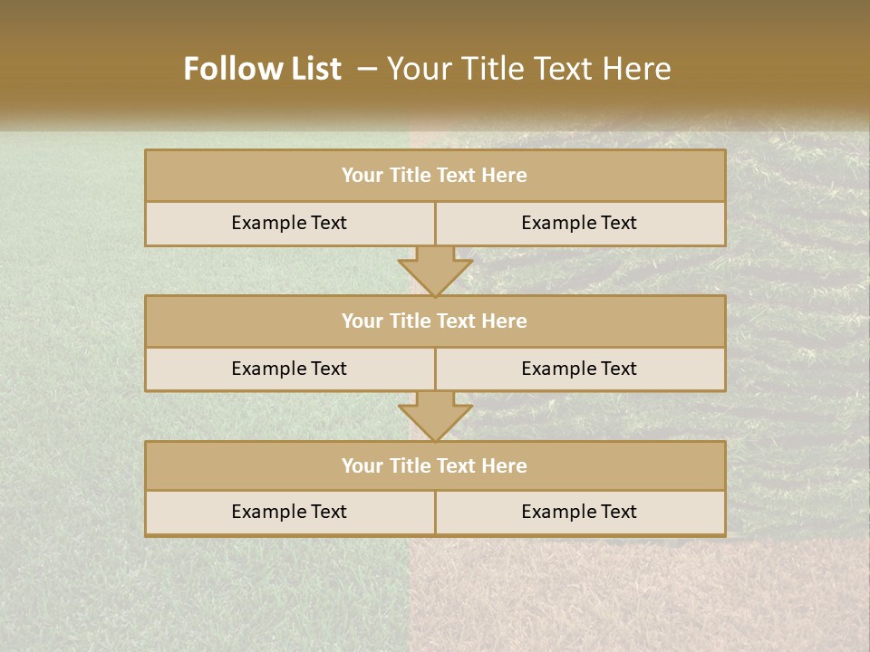 A Large Pile Of Green Grass In A Field PowerPoint Template