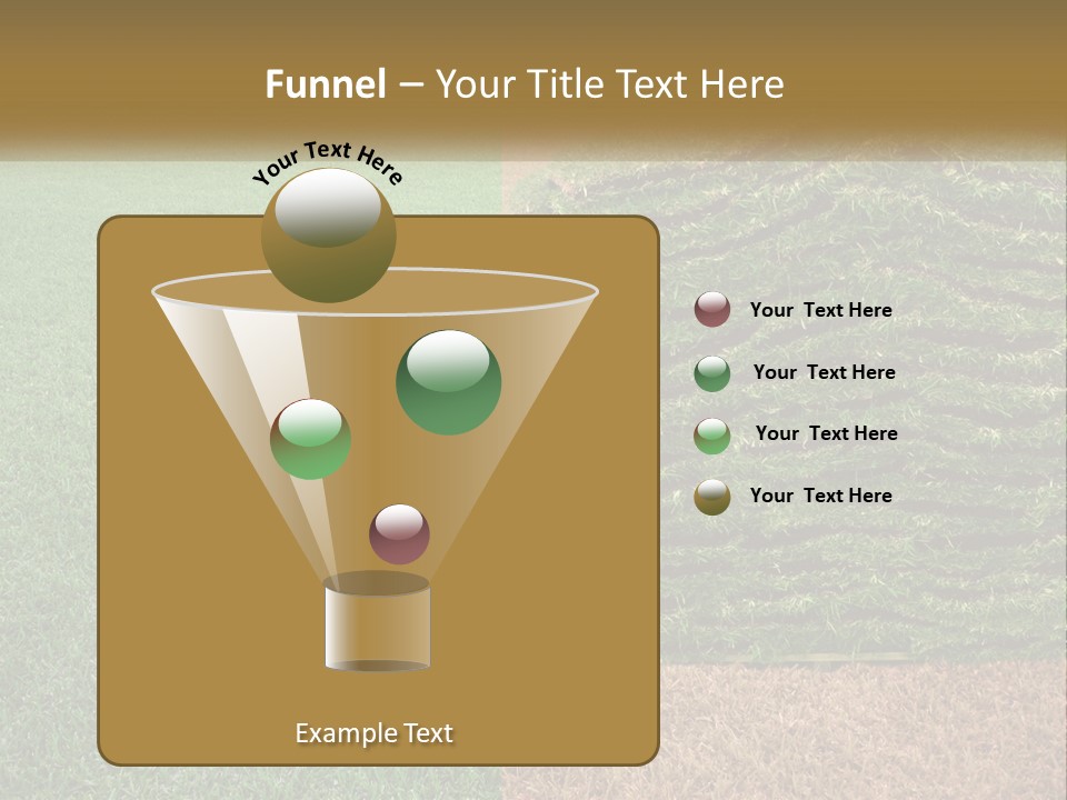 A Large Pile Of Green Grass In A Field PowerPoint Template