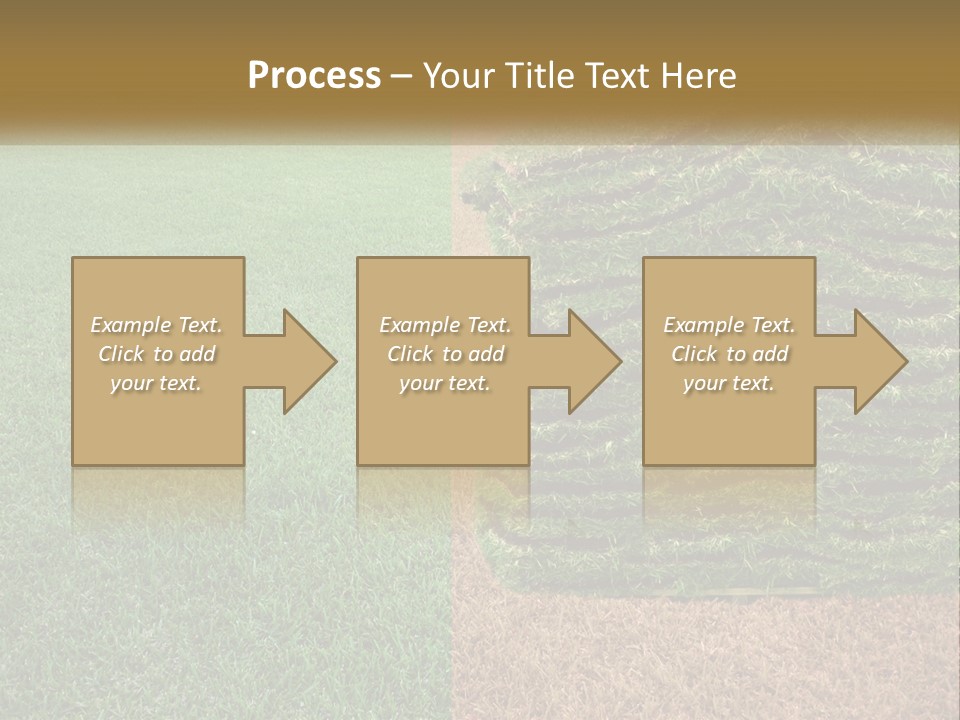 A Large Pile Of Green Grass In A Field PowerPoint Template