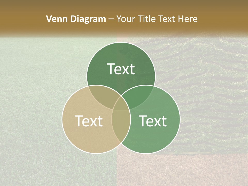 A Large Pile Of Green Grass In A Field PowerPoint Template