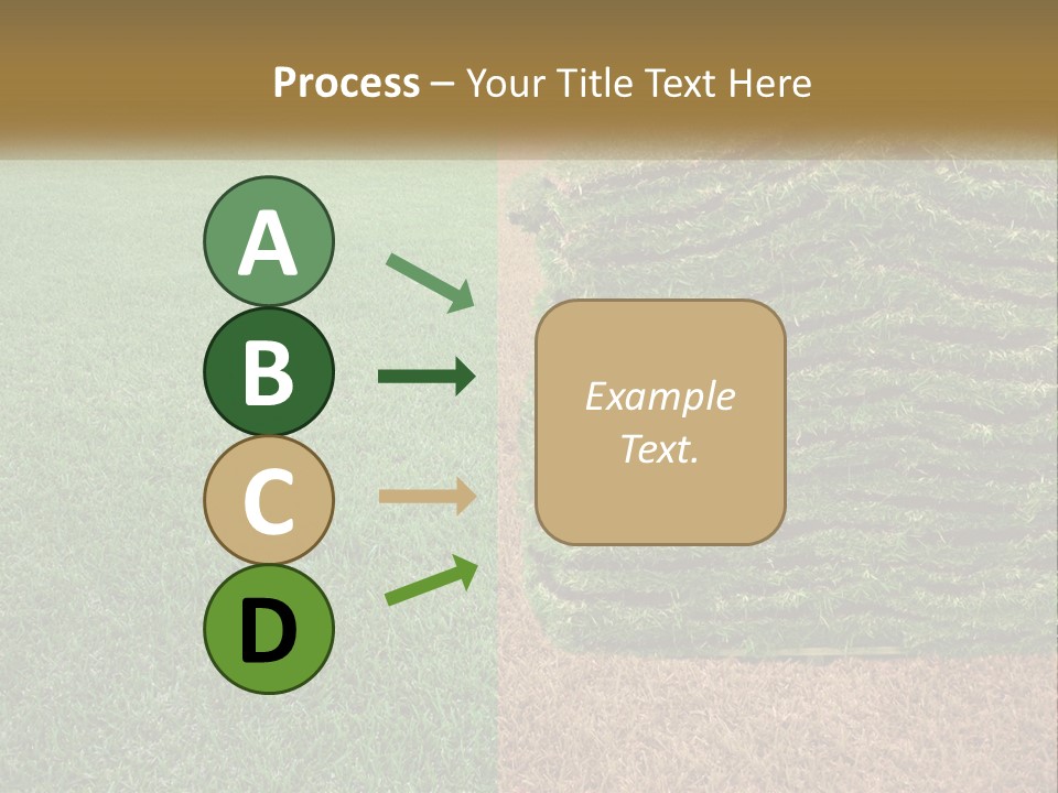 A Large Pile Of Green Grass In A Field PowerPoint Template