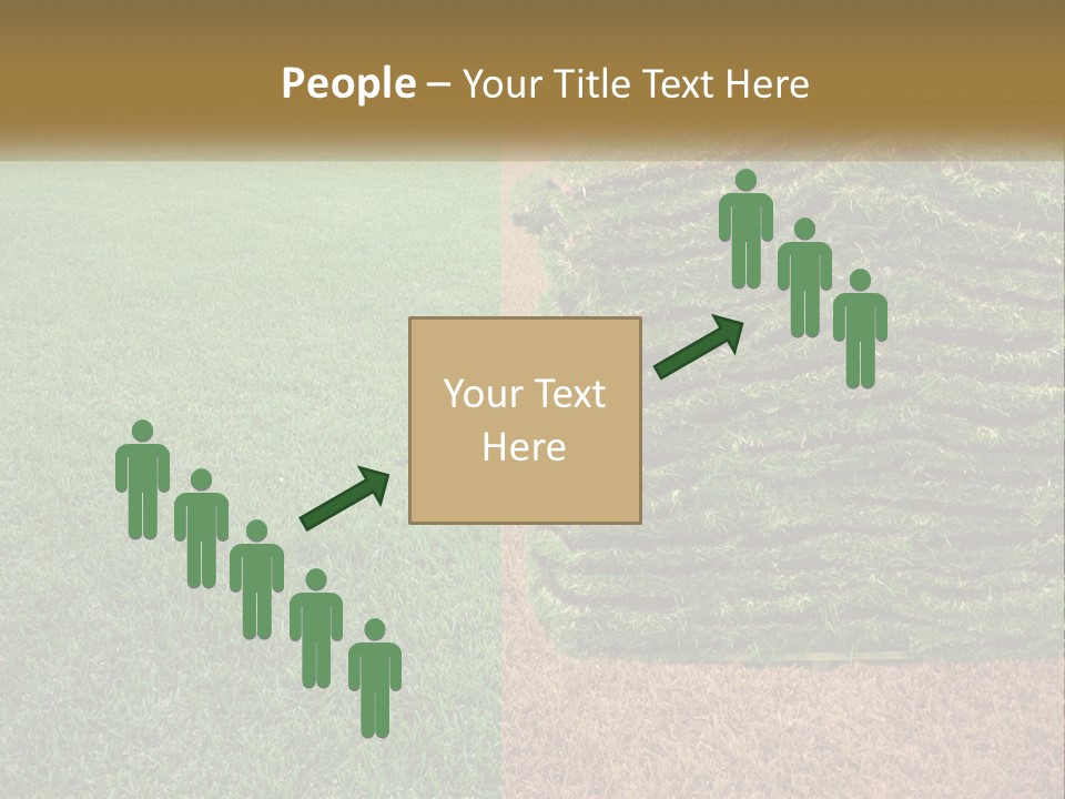 A Large Pile Of Green Grass In A Field PowerPoint Template