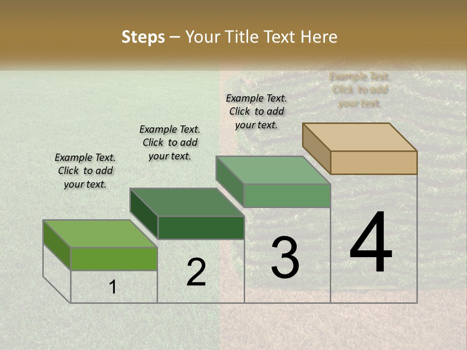 A Large Pile Of Green Grass In A Field PowerPoint Template